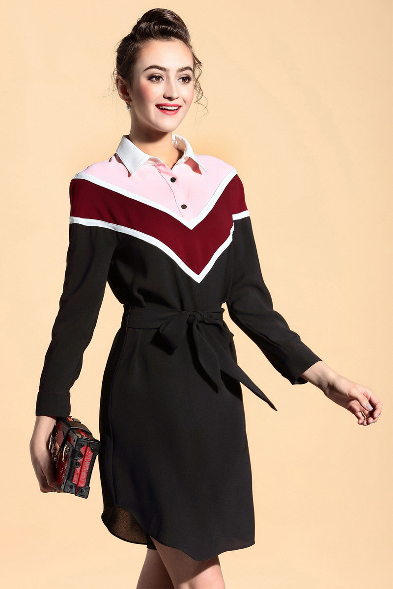 Premium V-line Chiffon Dress Shirts - NJOYDRESS - 2