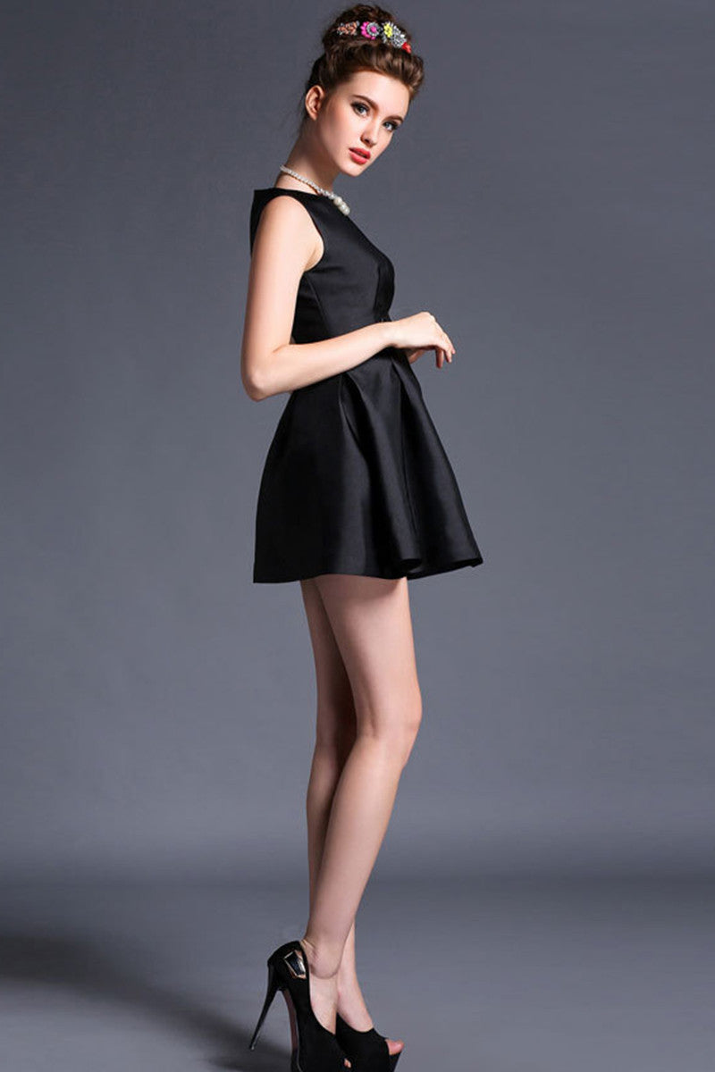 Women's Vogue Grace Black Party Sundress - NJOYDRESS - 2