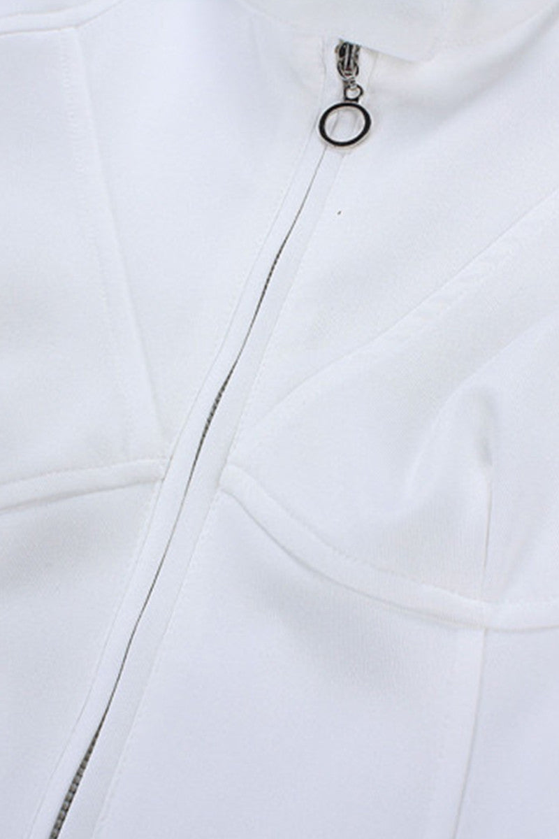 Little Mock Neck 3/4 Sleeve Pleated Tops