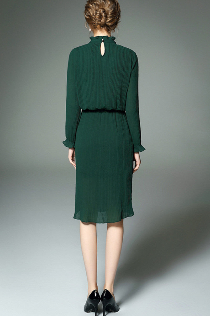 Elegant Midi Fishtail Dress - NJOYDRESS - 3
