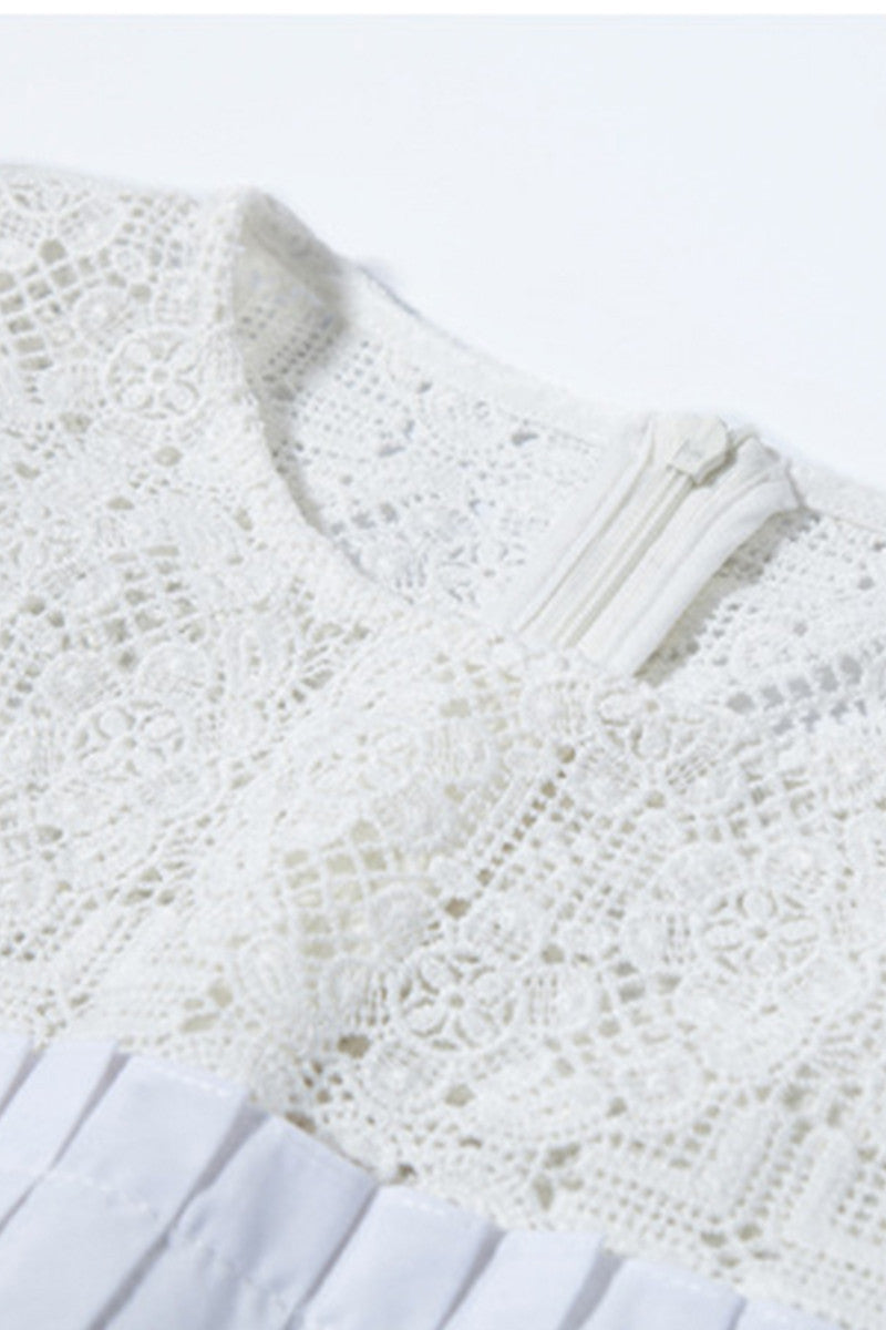 Off Shoulder Cotton Short Pleated Little Sexy Blouse