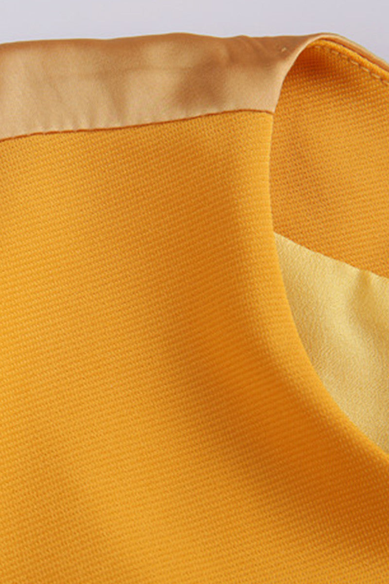 WOMEN'S SLIM ELEGANT 3/4 SLEEVE ROUND NECK SHORT DRESS