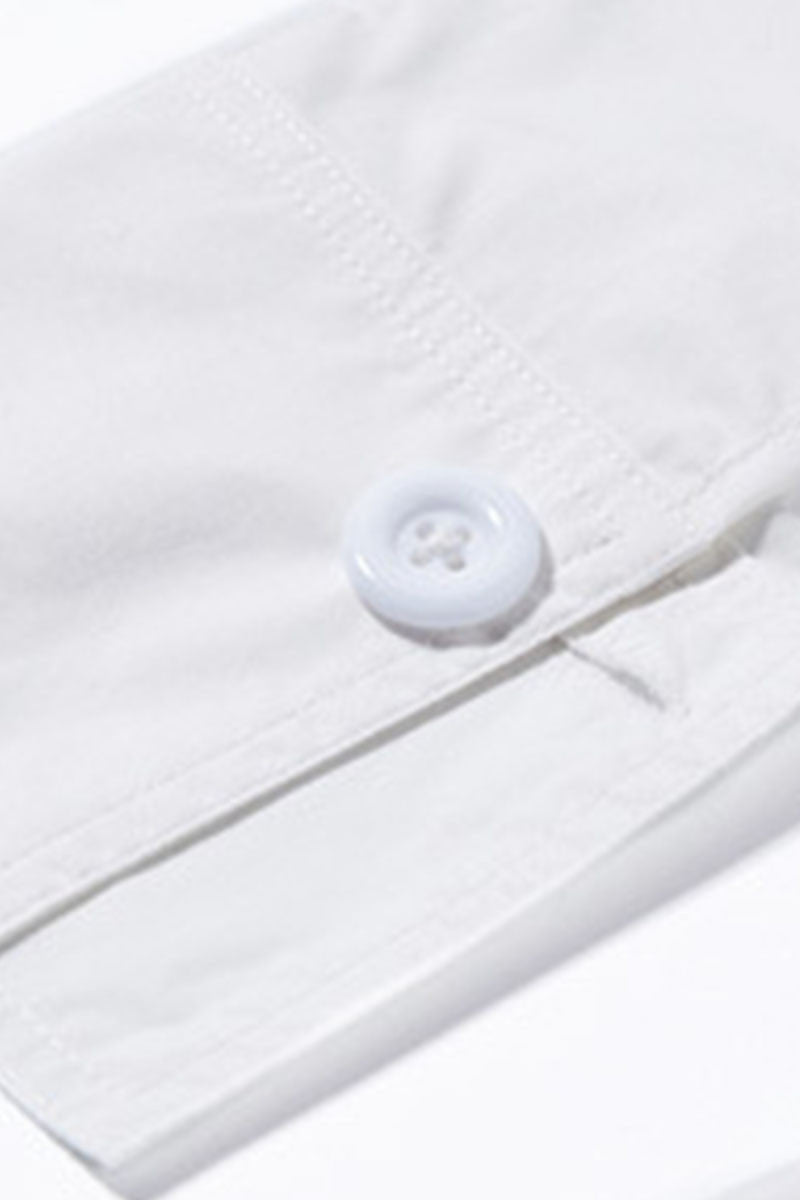 Round Collar Unique Faux Two-piece Top