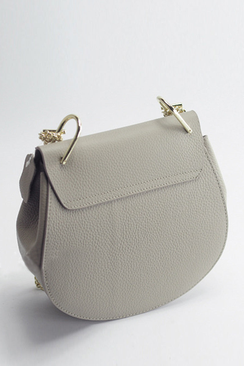 Chain Crossbody Saddle Bag