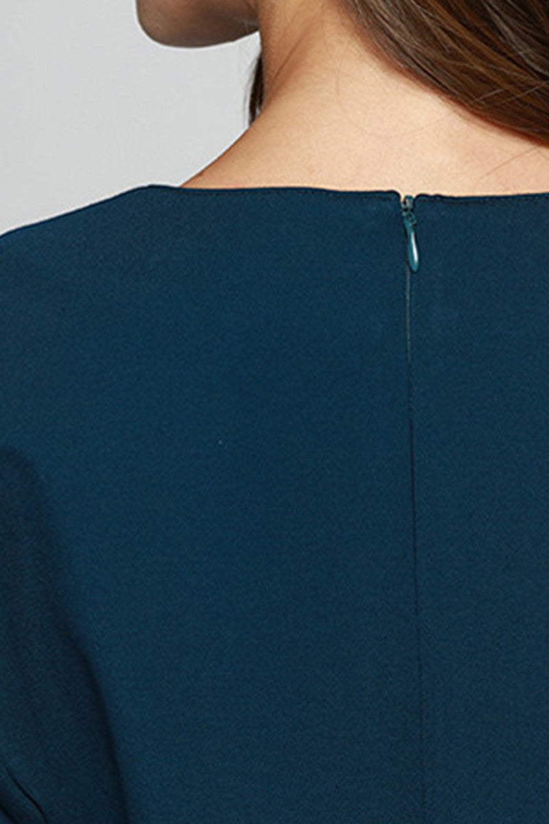 1 Women's Spring Elegant Round Scoop Collar Formal Dress - NJOYDRESS - 5