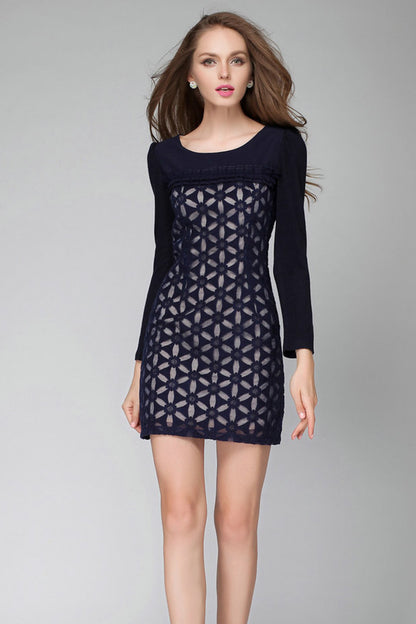 Embroidered Organza  Midi Dress - NJOYDRESS - 1