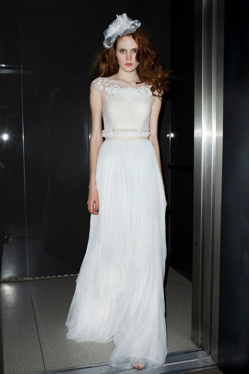 [30% OFF TILL 7 APR] Cap Sleeve Backless Maxi Party Dress