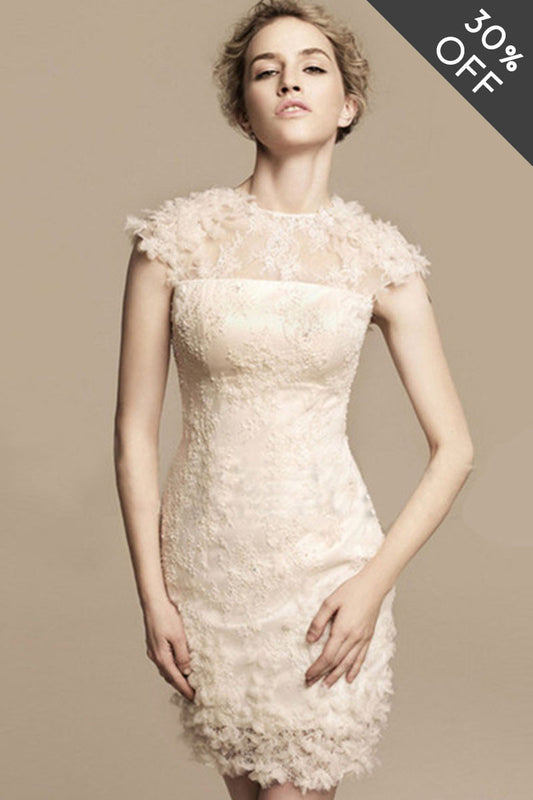 [30% OFF TILL 7 APR] Rosttte Cap Sleeve Short Fit Party Dress