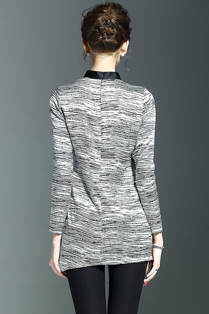 Pullover Shirts With Bow Tie - NJOYDRESS - 3