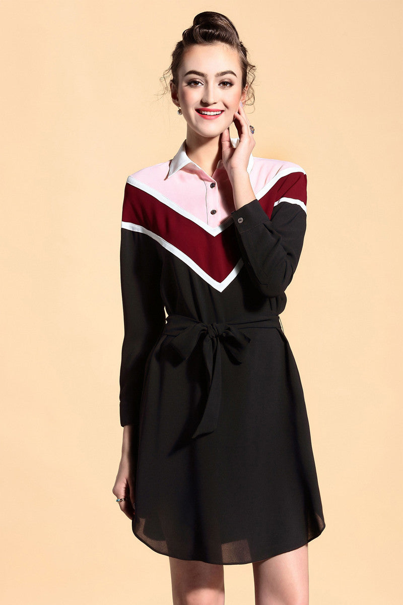 Premium V-line Chiffon Dress Shirts - NJOYDRESS - 1