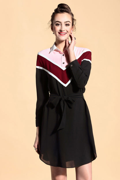 Premium V-line Chiffon Dress Shirts - NJOYDRESS - 1