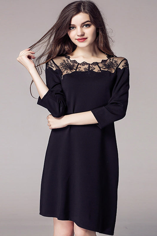 Casual Slash Bottom With Side Slit Dress