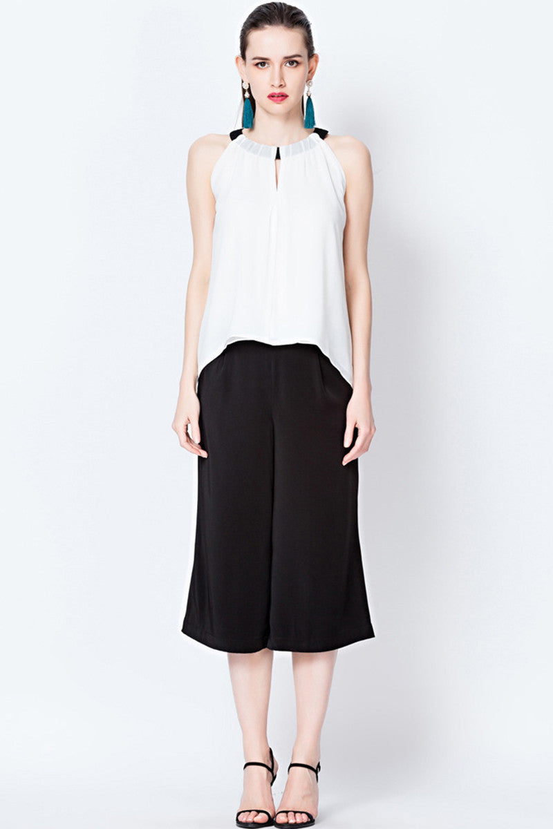 [30% OFF TILL 8 APR] Casual Round Neck Chiffon Loose Top