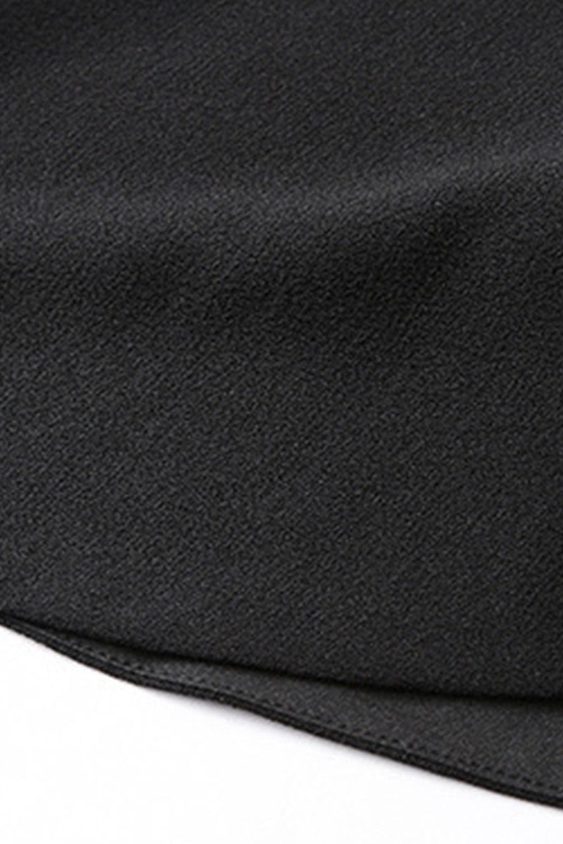Casual Pure Color Lotus Leaf Sleeve OL Mini Dress