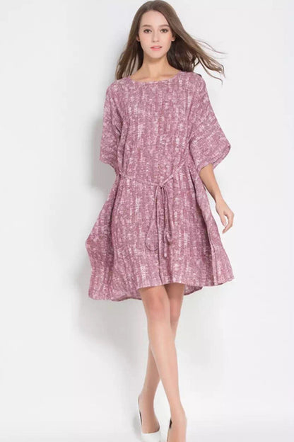 [30% OFF TILL 8 APR] Casual Loose Printed Summer Beach Sundress