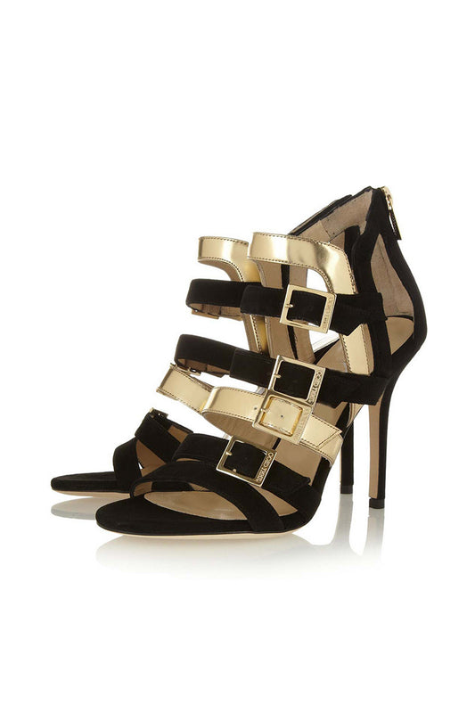 Open Toe Sexy Caged Bucked Shandals