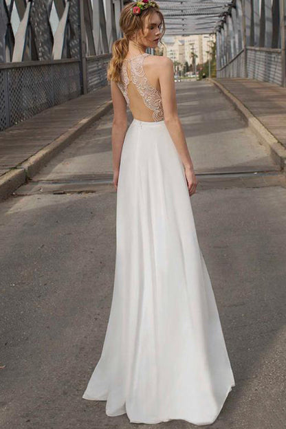 Round Neck Rosette Lace Top Rosette Party Dress