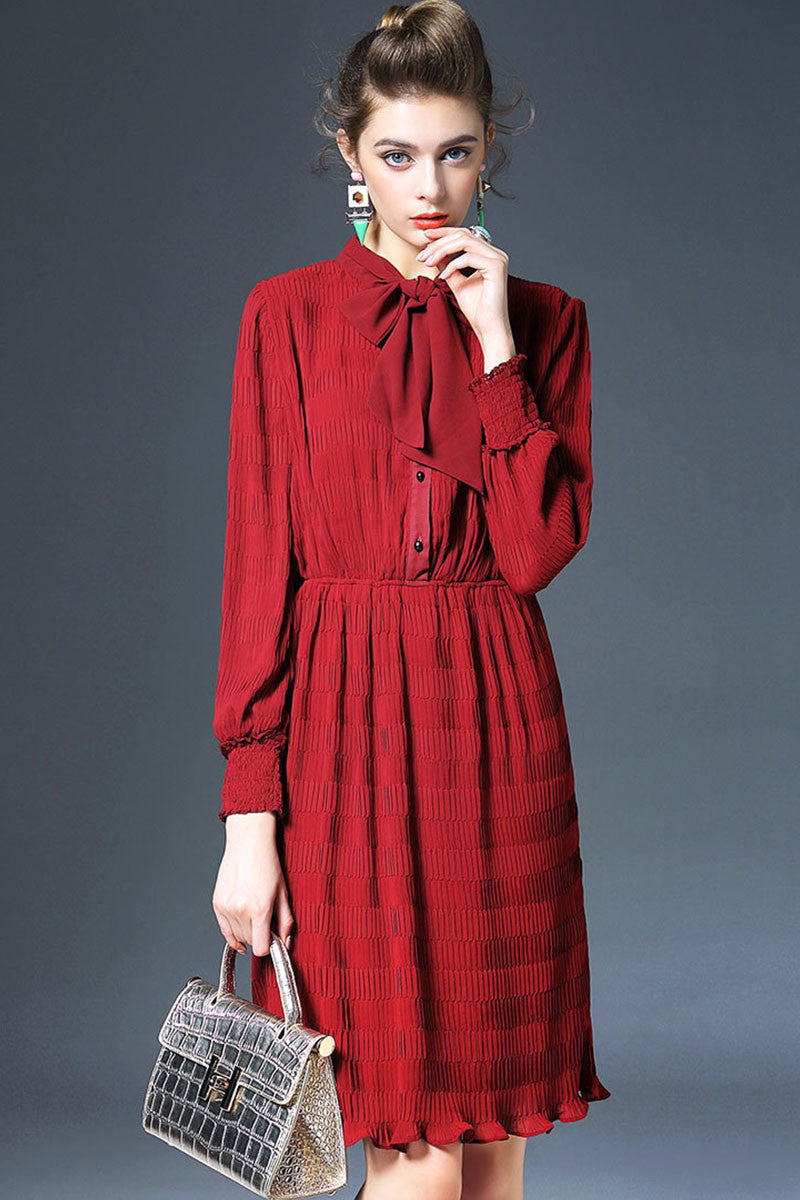 Smoking Sleeve Creep Dress - NJOYDRESS - 1