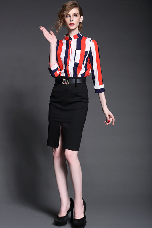 Women's Fashion 3/4 Sleeve Office Work Business Party Bodycon Dress