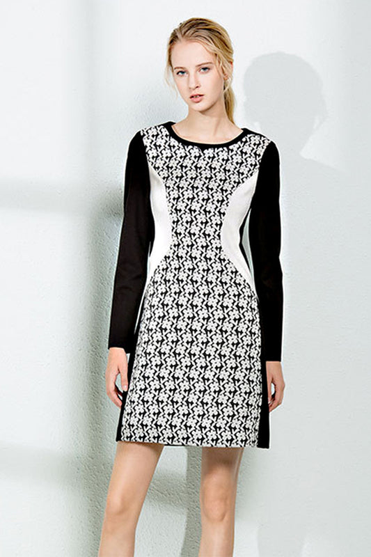 Women's Printing Dress Vintage Stampa Casual Fashion Dress - NJOYDRESS - 1