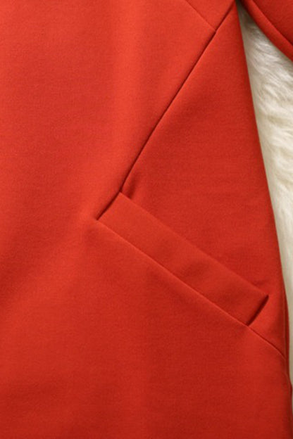 WOMEN'S V NECK ELEGANT HALF SLEEVE CASUAL WEAR TO WORK SHORT DRESS