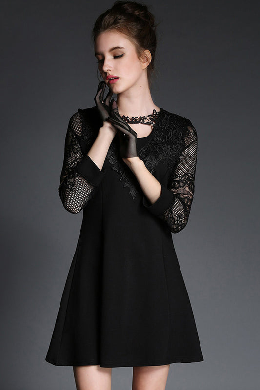 1 Women's Garden Party Dress Party Embroidery Cocktail Dress - NJOYDRESS - 1