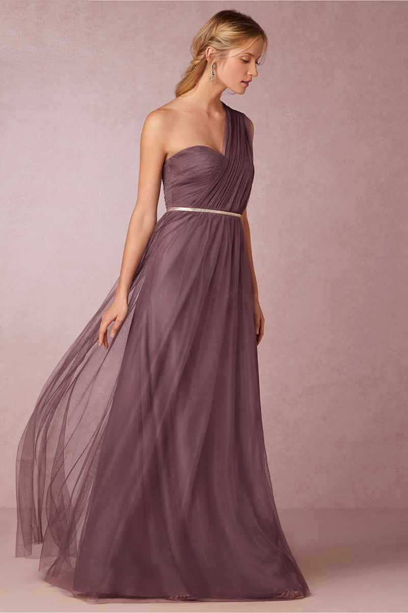 Classical Vienna One Shoulder Dress