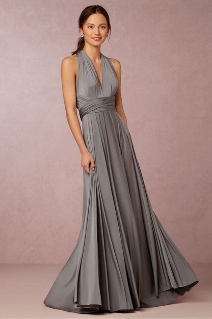 Halter X Backless Fall Dress