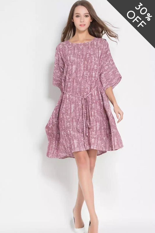 [30% OFF TILL 8 APR] Casual Loose Printed Summer Beach Sundress