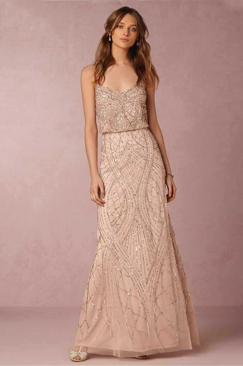 Multi Beaded Braces Dress