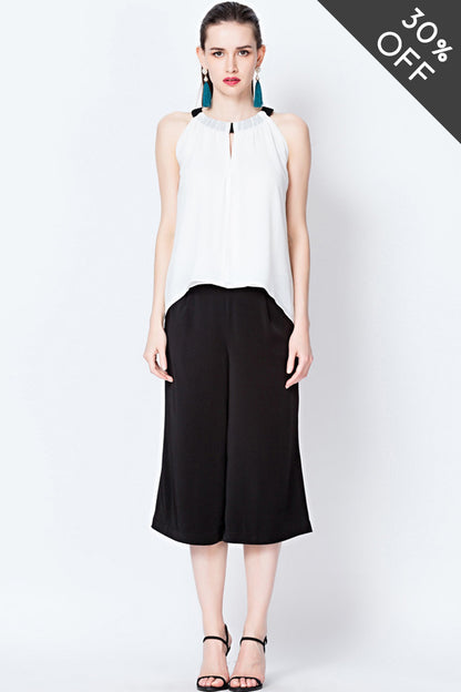 [30% OFF TILL 8 APR] Casual Round Neck Chiffon Loose Top