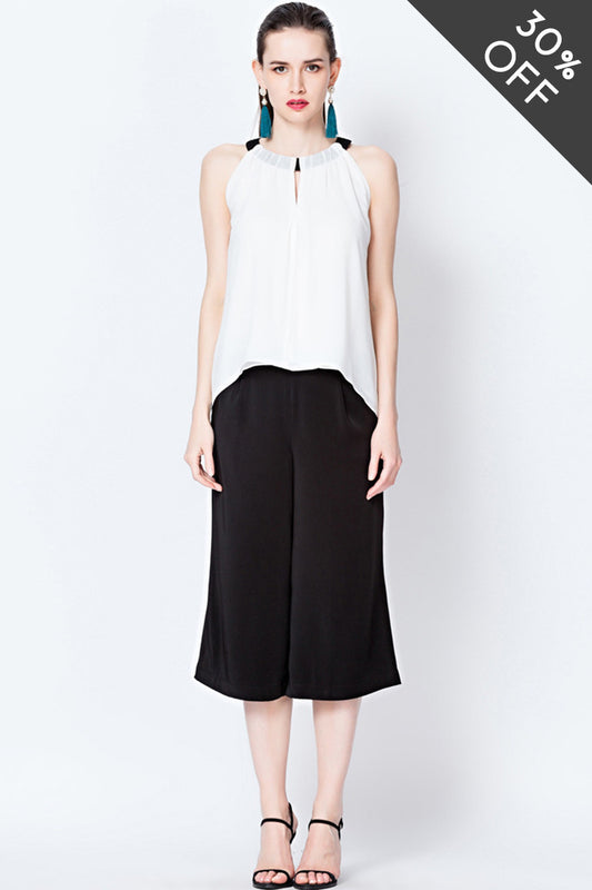 [30% OFF TILL 8 APR] Casual Round Neck Chiffon Loose Top