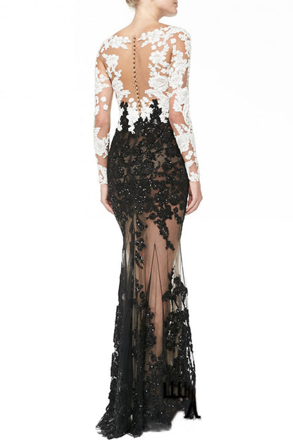 Backless V Neck Luxury Lace Embroidery Cocktail Prom Dress