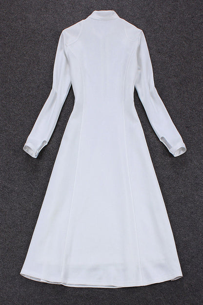 Little Mock Neck 3/4 Sleeve Pleated Tops