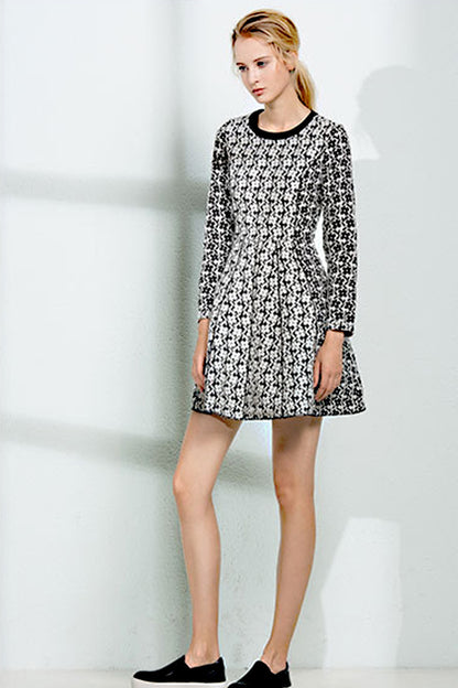 Women's Stampa Dress Vintage Printing Casual Fashion Dress - NJOYDRESS - 2