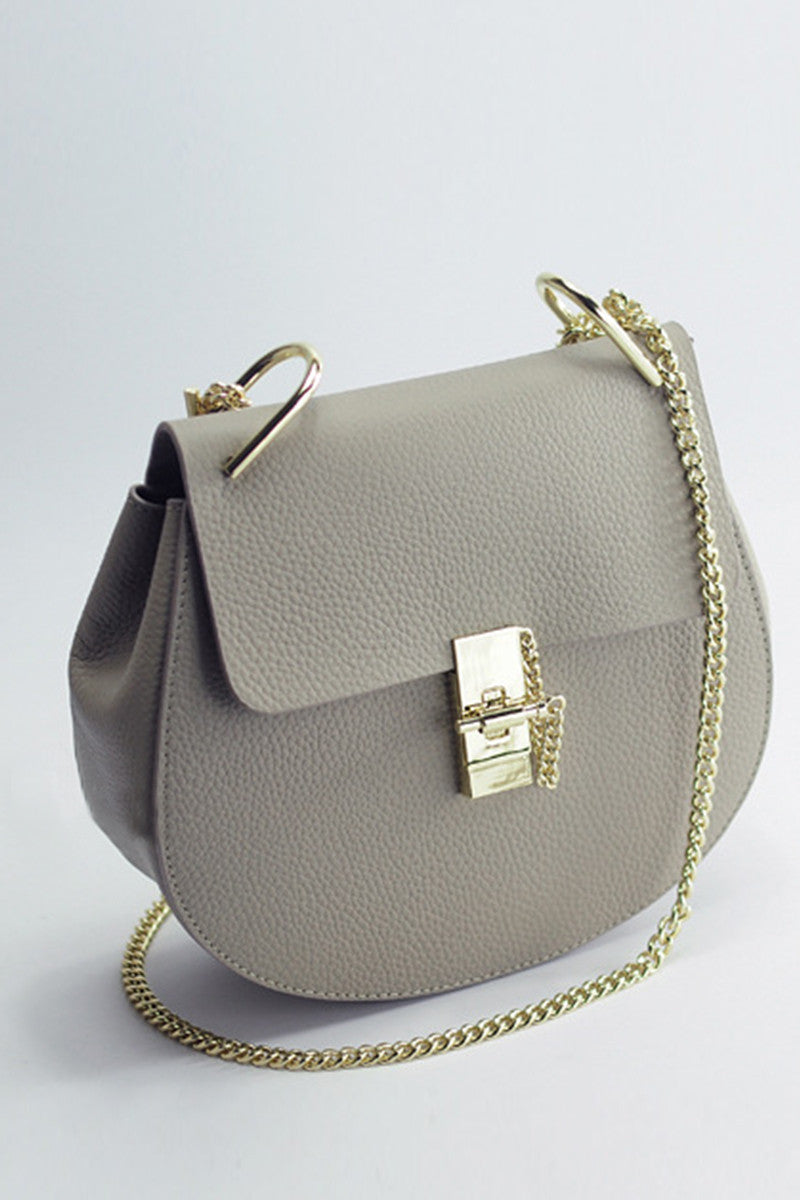Chain Crossbody Saddle Bag