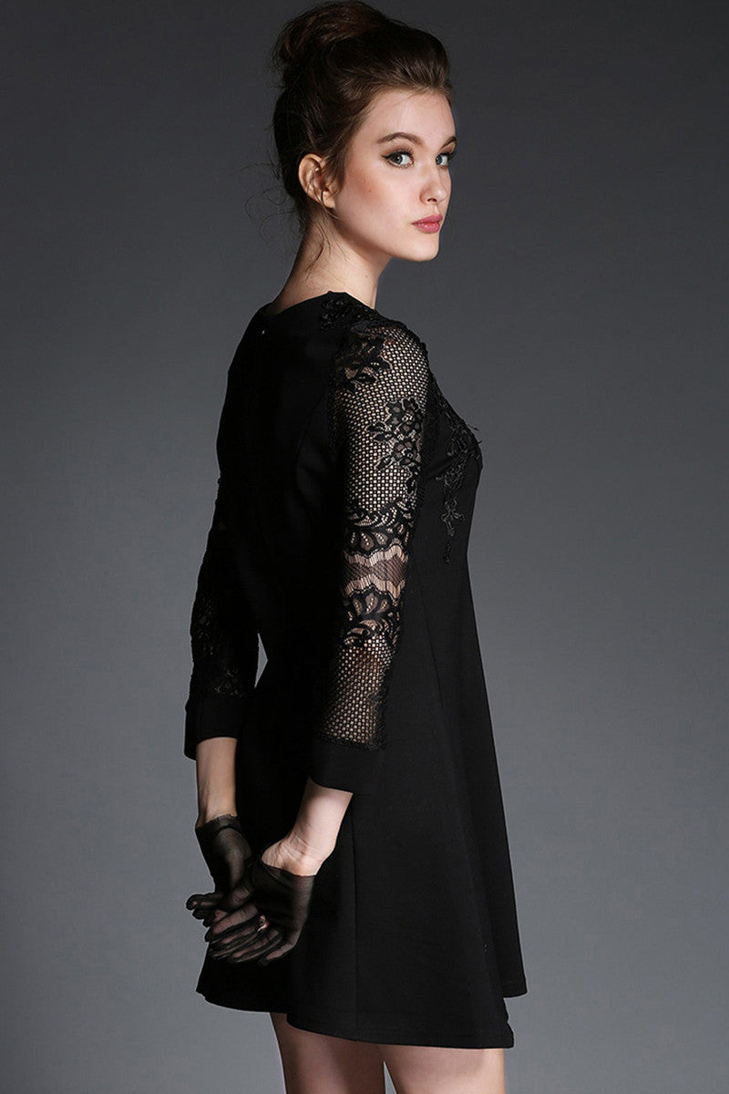 1 Women's Garden Party Dress Party Embroidery Cocktail Dress - NJOYDRESS - 2