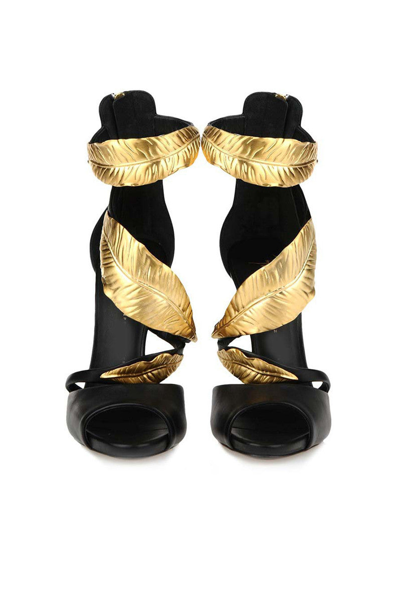 Peep Toe Caged  High Heeled Stiletto