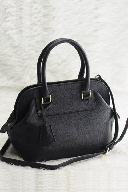 'Mini Emile' Leather Crossbody Satchel Bag