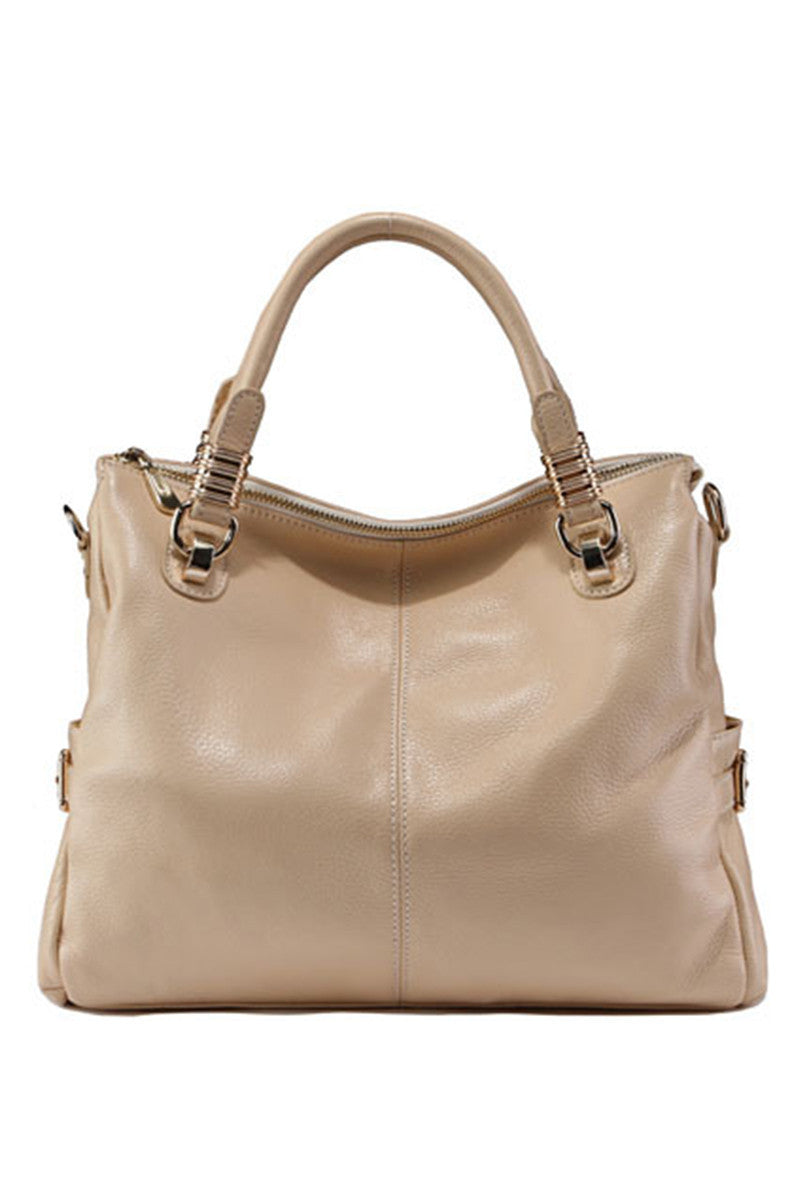 Lichee Genuine Leather Satchel Briefcase Shoulder Handbag