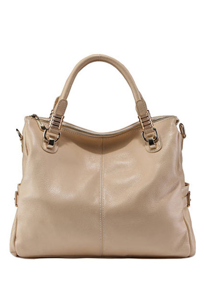Lichee Genuine Leather Satchel Briefcase Shoulder Handbag