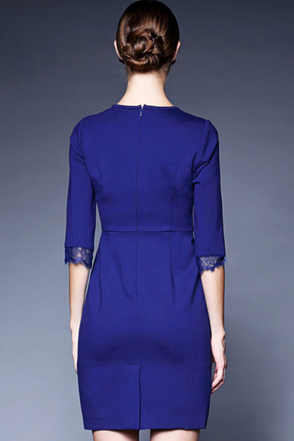 Sexy Lace Joint Bodycon Dress