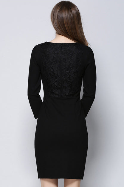 Simpl Cutting Knit Slim Dress