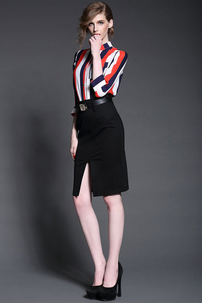 Women's Fashion 3/4 Sleeve Office Work Business Party Bodycon Dress