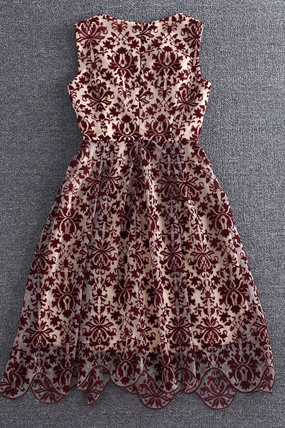 women's casual slim lsebian round neck sleeveless midi dress