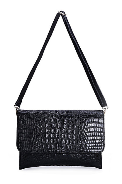 Classical Solid Patent Leather Clutch