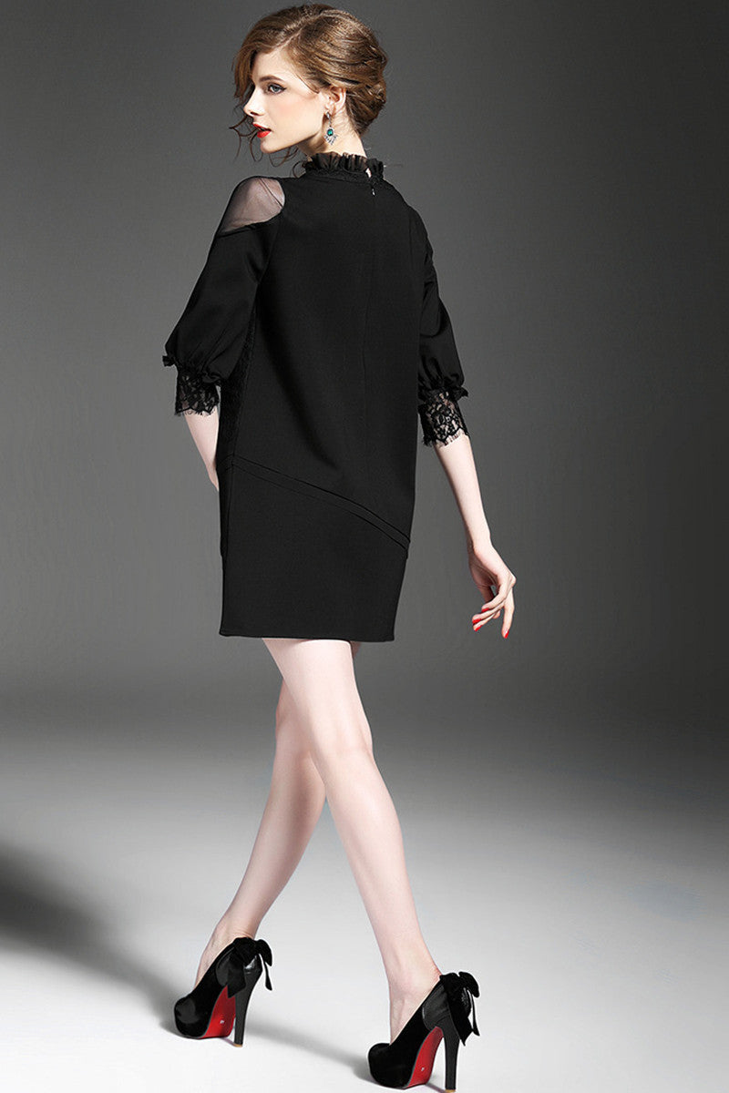 Lace Layer Off Shoulder Dress
