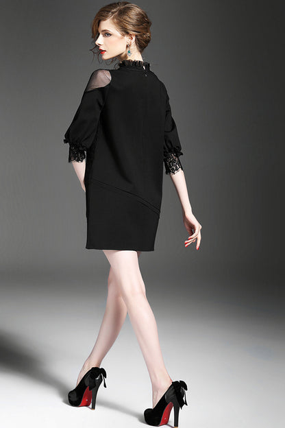 Lace Layer Off Shoulder Dress