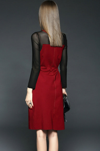 See Through Net Big Pocket Dress