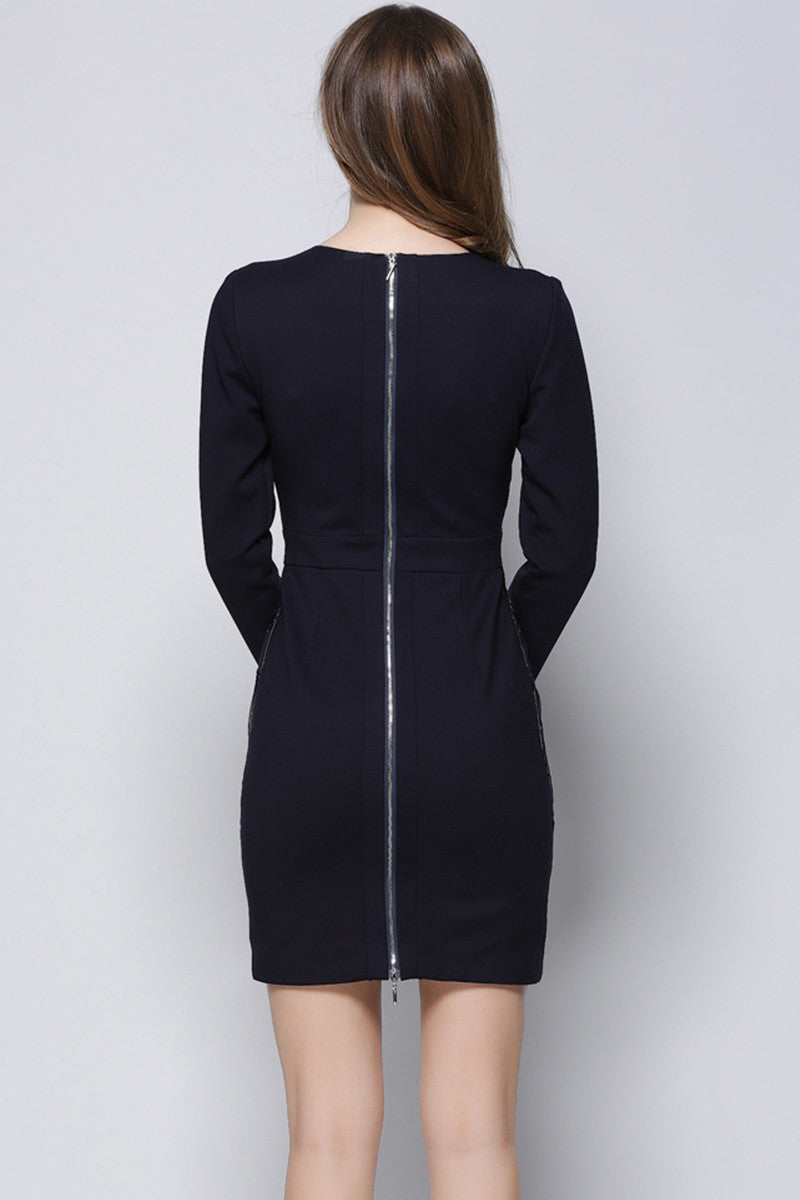 Simpl Cutting Knit Slim Dress